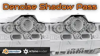 Blender Octane Render Tutorial | Denoise Shadow Pass