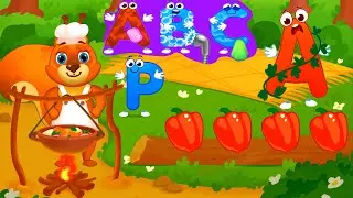 ABC Letters - Help the Squirrel Find All the Lost Letters of the Alphabet | GoKids! Games