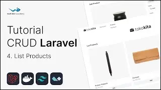 Tutorial CRUD Laravel : 4. List Products