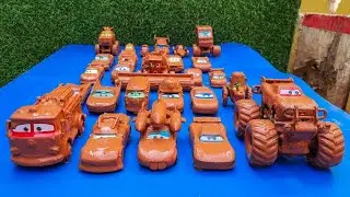 Clean up muddy minicars & disney car convoys! Play in the garden