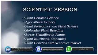 Plant Genomics & Plant Science Congress  in Osaka, Japan during May 26-27, 2020