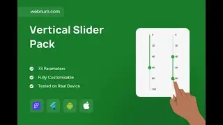 FlutterFlow Vertical Slider Widget Pack 🎚️ Modern UI Controls ✨ #flutterflow #slider