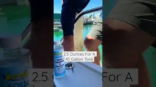 How To Treat Your Drinking Water Holding Tank #boating #boat #boatlife #Carverboat #boattime