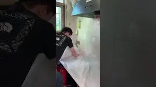 #Kitchen Anti-Grease Sticker #Oil-Proof Sticker #old house renovation ideas latest design #shortfeed