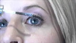 ModelCo Fibre lashes with a different mascara