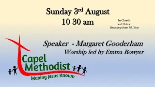Sunday 3rd August 2025 - Margaret Gooderham