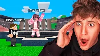 Turning Miniminter & Talia Mar Into Statues On Minecraft SMP!