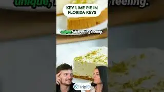 Florida Keys&rsquo; key lime pie: a slice of heaven! Nico & Wes share 🍋✨#shorts #trip101 #traveltips
