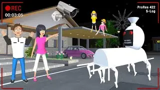 Yuta Panik CCTV Di Rumah Merekam Anomali Keranda Terbang Di Depan Rumah Mio 😱 | Sakura