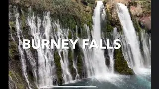 Burney Falls and Burney Creek at Shasta County California