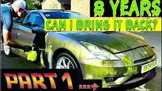 A Toyota Celica Story Pt1“Extraction”. 1 owner 60k miles left for 8 years because of a flat battery