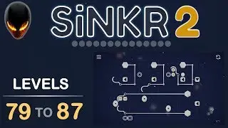 SiNKR 2 Level 79 to 87 - Achievement XI & XII (Minimal puzzle game)