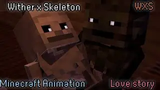Wither x Skeleton [ Minecraft Animation ] Love Story &hearts;️/ Made by :DancraftSxw
