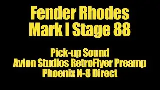Fender Rhodes Direct Recording