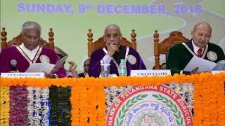 2nd Convocation of PJTSAU held at University Auditorium Rajendranagar Hyderabad