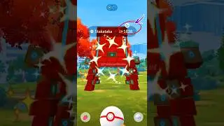 Let&rsquo;s GO! ✨ Got Shiny STAKATAKA in Pokemon GO.