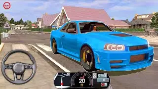 Driving Nissan Skyline GT-R🔥 HOT Performance SPORT CAR in Driving Simulator 2025