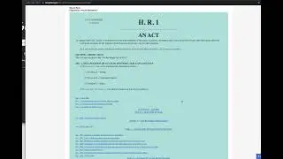 HR1 Why the For the People Act is important and who it serves.