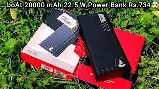 20,000mAh Powerbank Under 🤯734/- || Boat PB-400 Powerbank unboxing and Review Telugu