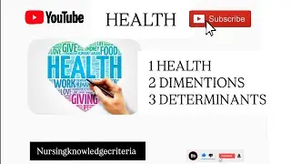Define health, dimensions,determinant#health#motivation #nursinglecture #aiims#share#nursing#mbbs#yt