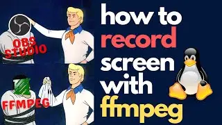 Stop using kazam/obs GUI tools, record screen with ffmpeg