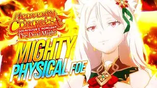 COLLAB TEAMS! And Blanc. HEAVENLY CONQUEST DUAL MIGHT PHYSICAL STAGE! (Slime: Isekai Memories)