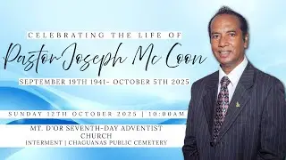 Celebrating  the Life of Pastor Joseph Mc Coon