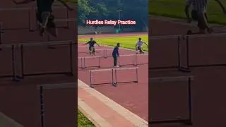 Athletics Hurdles Relay Practice #nsscamp #sainssc #sportsauthorityofindia