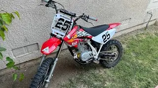 Afternoon Rip On My Honda XR100R &bull;RAW&bull;
