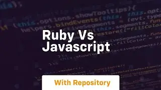 Ruby vs javascript