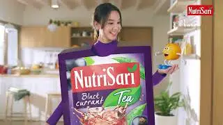 NutriSari Blackcurrant Tea, Teh Buah NutriSari dengan Stevia