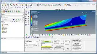 OptiStruct Optimization - Shape Optimization of a Rail Joint(OS-T: 5010)