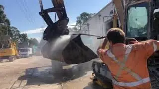 Enviro Cemihals Builders Mate removing and melting concrete like you have never seen !
