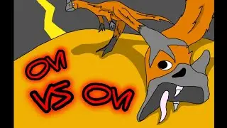 OVIRAPTOR VS OVIRAPTOR | ANIMA&Ccedil;&Atilde;O | BATALHAS FOSILLIZADAS EP 2