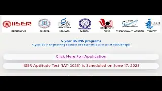 IISER Aptitude Test 2023 Admit Card released; download here