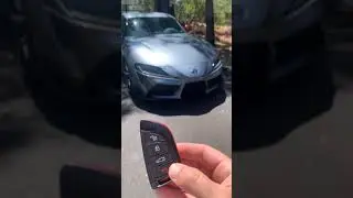 The 2020 Toyota Supra key does this!