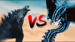 Godzilla VS Shinomura - Batalha &Eacute;pica | StopMotion
