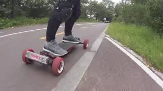 Electric Trampa Urban Carver - 150mm X 48 Street tire test riding 1