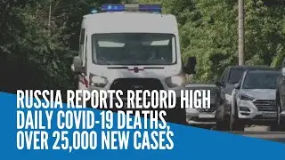 Russia reports record high daily COVID-19 deaths, over 25,000 new cases