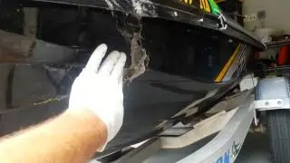 Ремонт поврежденного корпуса nanoxcell на Waverunner FZS 2009 года