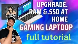 🧠 Upgrade Your Gaming Laptop Like a Pro! | SSD & RAM Install Made Easy 🔧