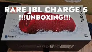 RARE JBL CHARGE 5 TL RED UNBOXING + BASS TEST
