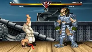 ULTIMATE RYU vs PREDATOR - Epic Combat❗🔥