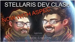 Playing in the Stellaris Dev Clash with 16 Devs with an Empire I've never seen