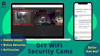 DIY WiFi Security Camera Better than Commercial Ones | Surveillance camera | SCINTILLA | ELACSTA |