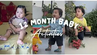 12 months baby activities | 1साल का बच्चा क्या क्या कर सकता है ? montessori toddler activities & Fun