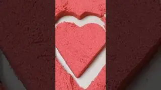 Amazing red kinetic sand #kineticsand  #sand #shorts #short #relaxing ..