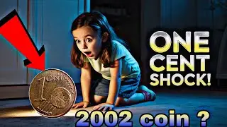 One cent coin united state of America 2002