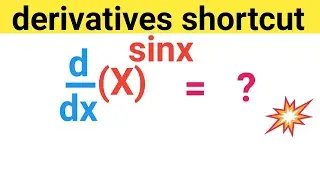 Derivatives shortcut// tricks for JEE/GUJCET/NDA/ AKTU/all engineering exams..