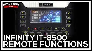 Infinity IT-8500 Massage Chair Remote Control Functions